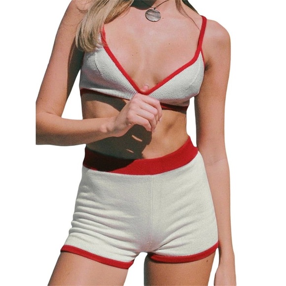 NWOT Asta Resort Lucia Shorts in Cherry - Picture 5 of 8